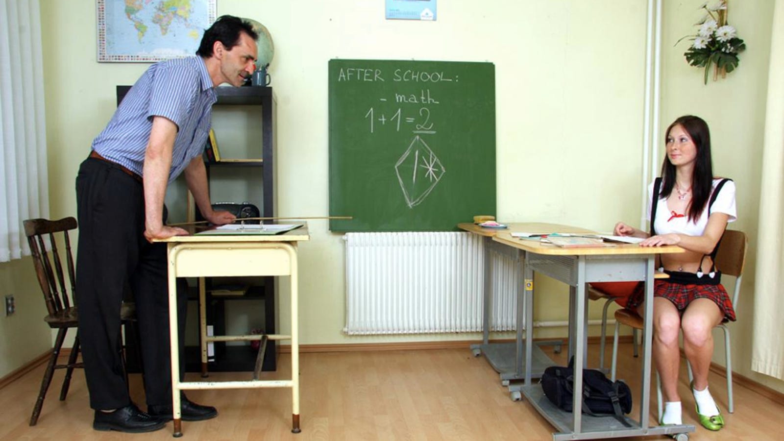School Class - The blackboards in classroom porn â€” just how accurate are ...