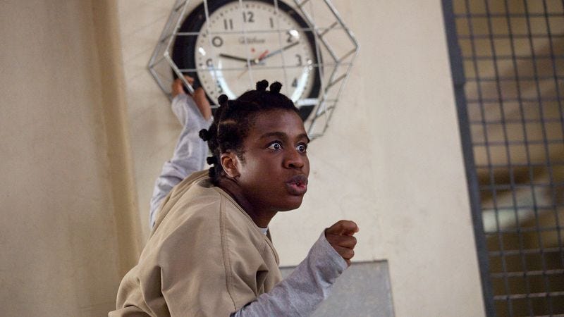 Let's all agree to never refer to her as Crazy Eyes ever again, okay?