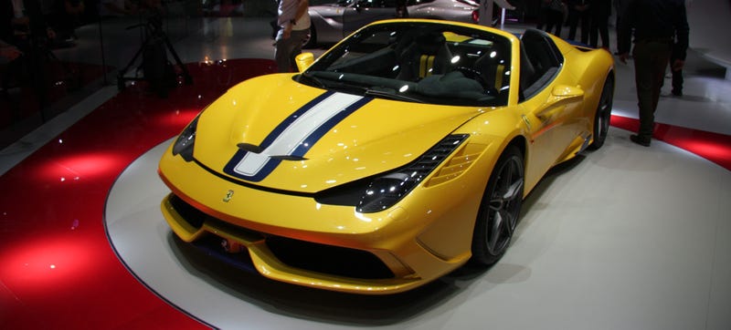 Illustration for article titled The Ferrari 458 Speciale A Is A Limited Edition Drop Top Wonder