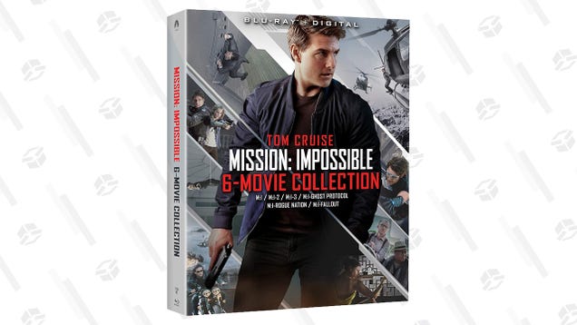 Have An Action-Packed Movie Night With The $33 Mission: Impossible 6-Movie Collection