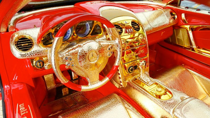 Image result for GOLD PLATED CARS