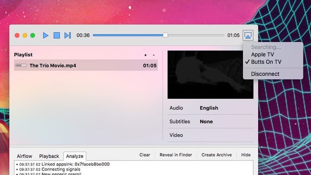 photo of Airflow Sends Just About Any Video to Chromecast or Apple TV from Windows or OS X image