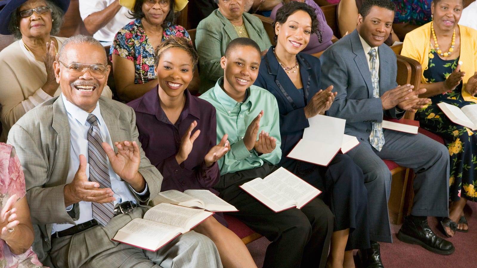 Church people. Congregation.