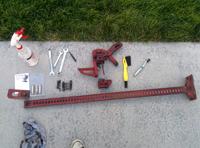 Illustration for article titled Hi lift Jack rebuild