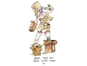 Illustration for article titled A Few Costume Suggestions For Lady Gaga