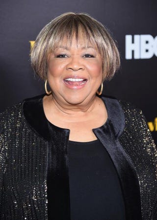 Mavis Staples attends the New York premiere of HBO’s documentary film Mavis! at Florence Gould Hall in New York City on Feb. 24, 2016.Michael Loccisano/Getty Images for HBO