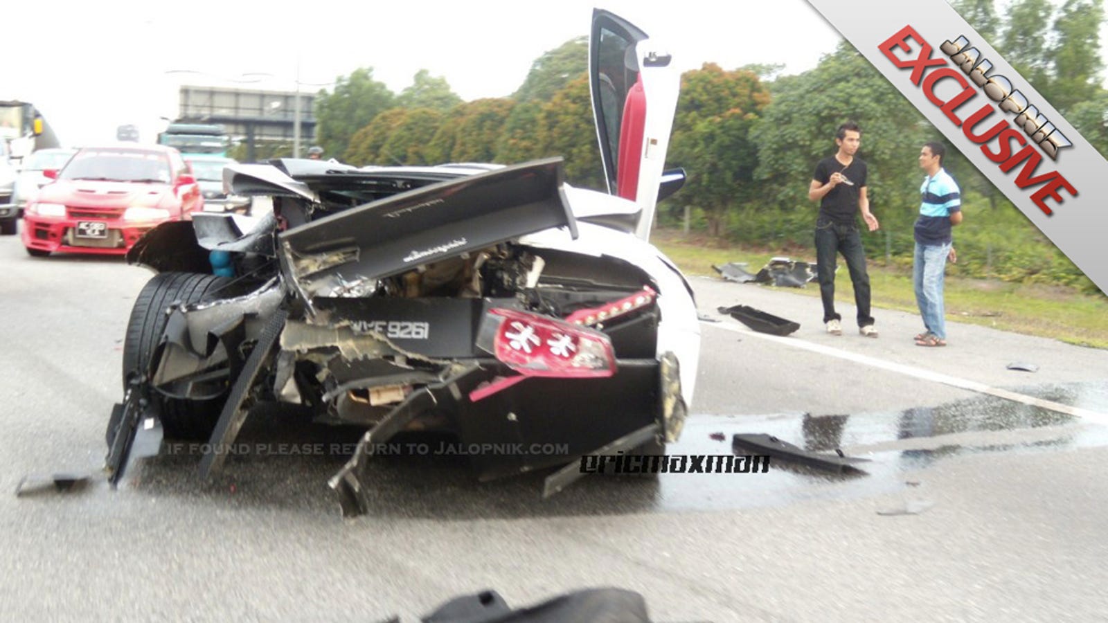 Bmw Crashes Into Lamborghini Before And After