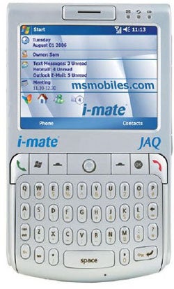 Illustration for article titled i-Mate JAQ Windows Mobile Smartphone - Rebadged HTC Excalibur?