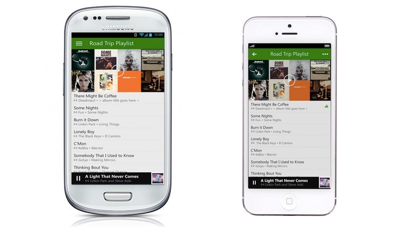 Illustration for article titled Watch Out Spotify: Xbox Music Is Finally Coming To iOS & Android