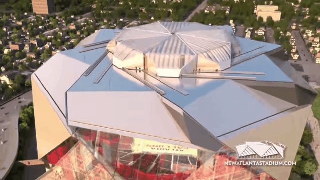 A Closer Look At The Retractable Roof Of Atlanta S Bonkers