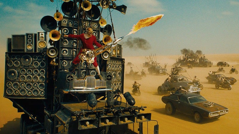 Illustration for article titled Be the next top Coma-Doof Warrior with Mad Max: Fury Road sheet music