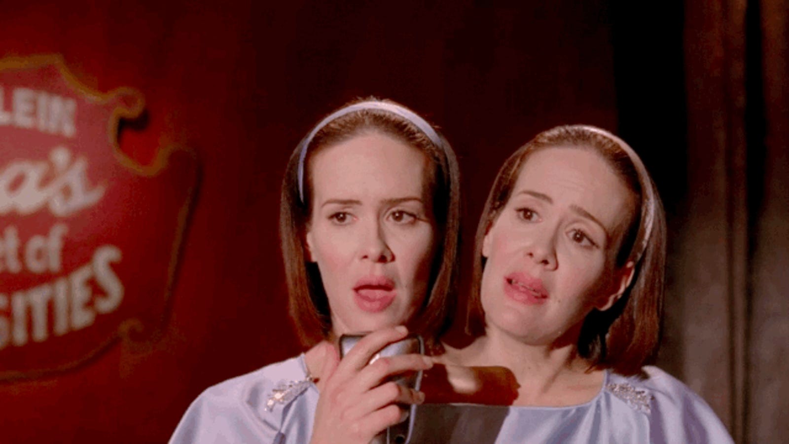 Watch American Horror Story S Two Headed Lady Sing