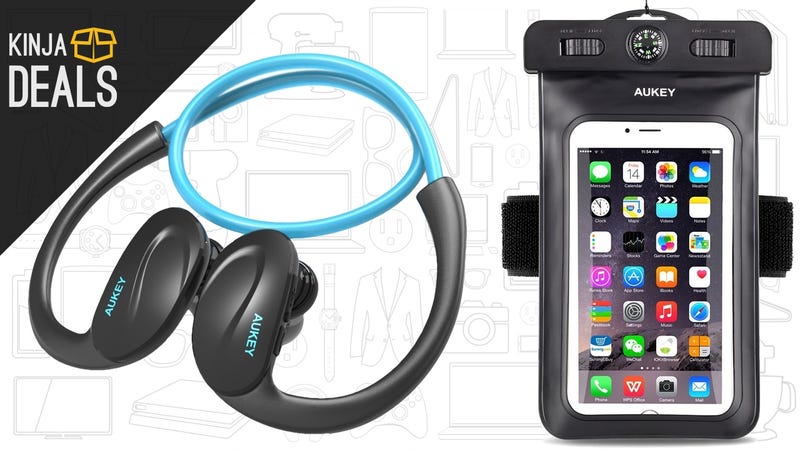 Illustration for article titled Go For a Jog With This Bluetooth Headphone/Smartphone Armband Combo Deal