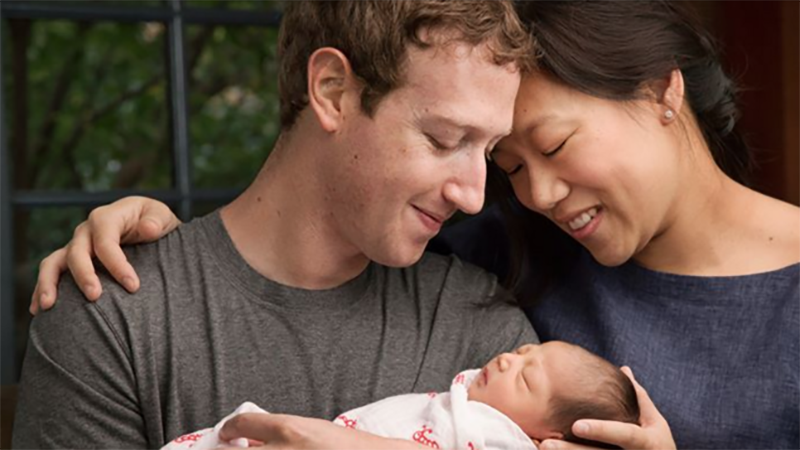 Mark Zuckerberg Celebrates Birth of First Born Child by ...