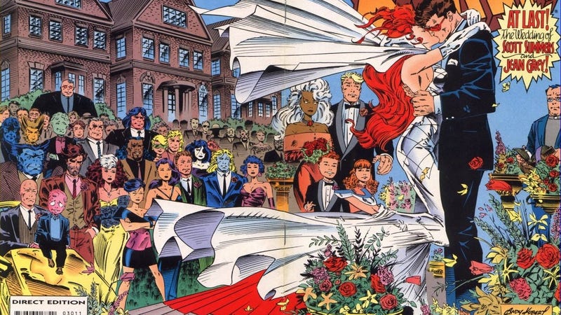 Illustration for article titled Some Other Superhero Weddings That Went Off With or Without Complications