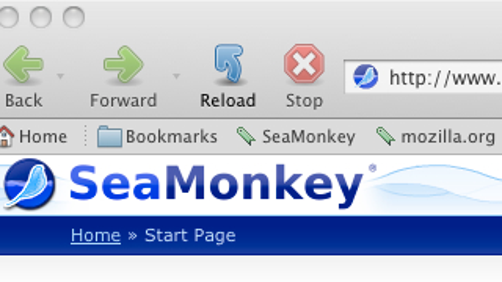 mozilla seamonkey web browser.
