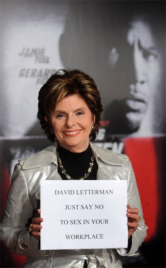 Illustration for article titled Feminist Leaders Slam Letterman; Lawyer Claims Evidence Of Harassment