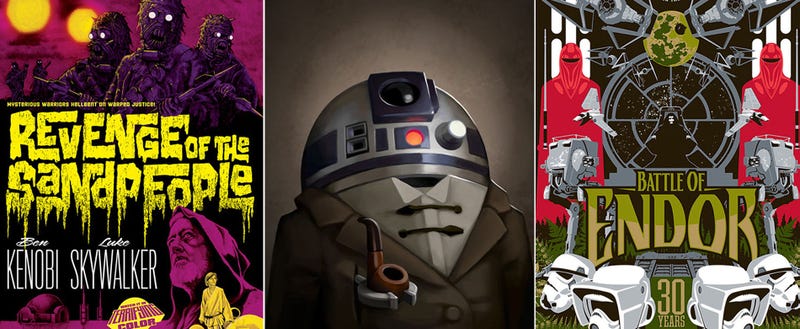 Illustration for article titled Los mejores carteles de Star Wars están en esta exposición