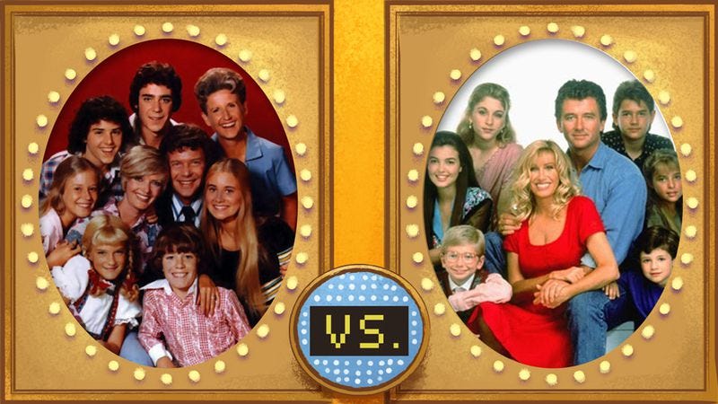 Illustration for article titled In a Brady Bunch vs. Step By Step annoyance battle, nobody wins