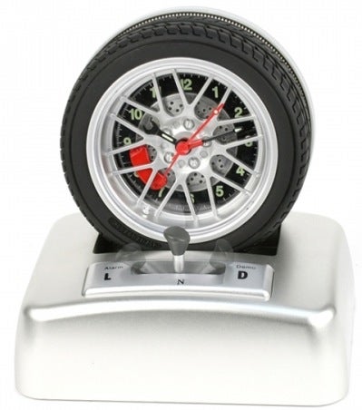 Illustration for article titled Car Wheel Alarm Clock