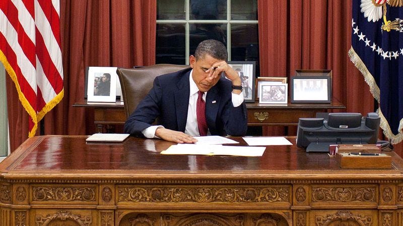Illustration for article titled Obama Narrowly Misses Quarterly Performance Bonus