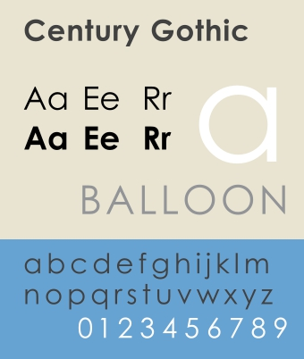 century gothic bold font free download