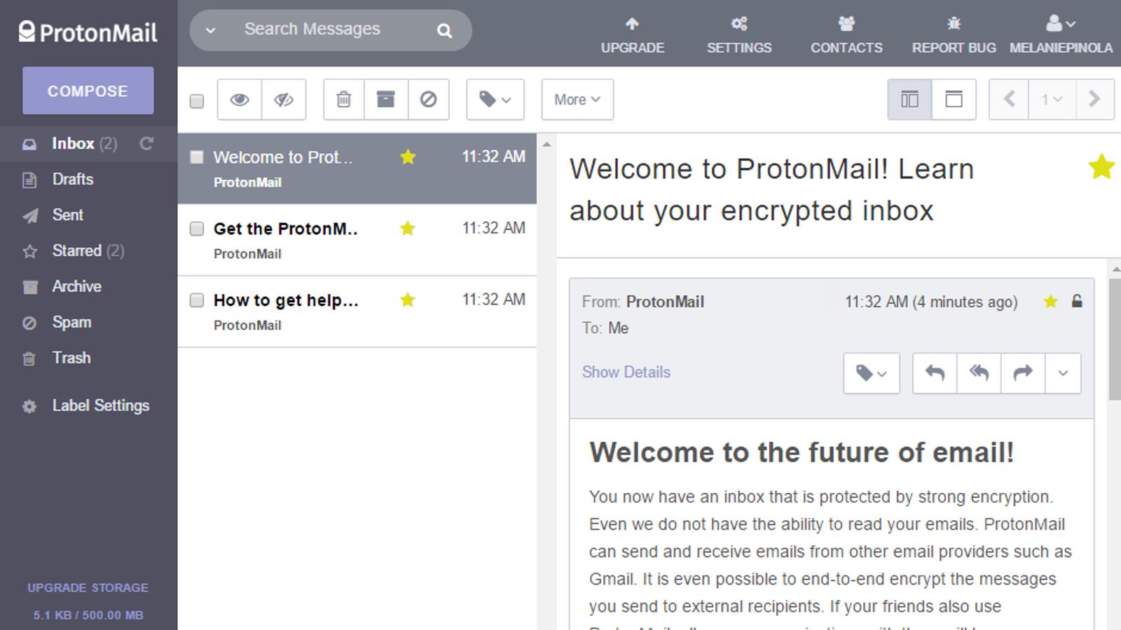 is there a drive on proton mail