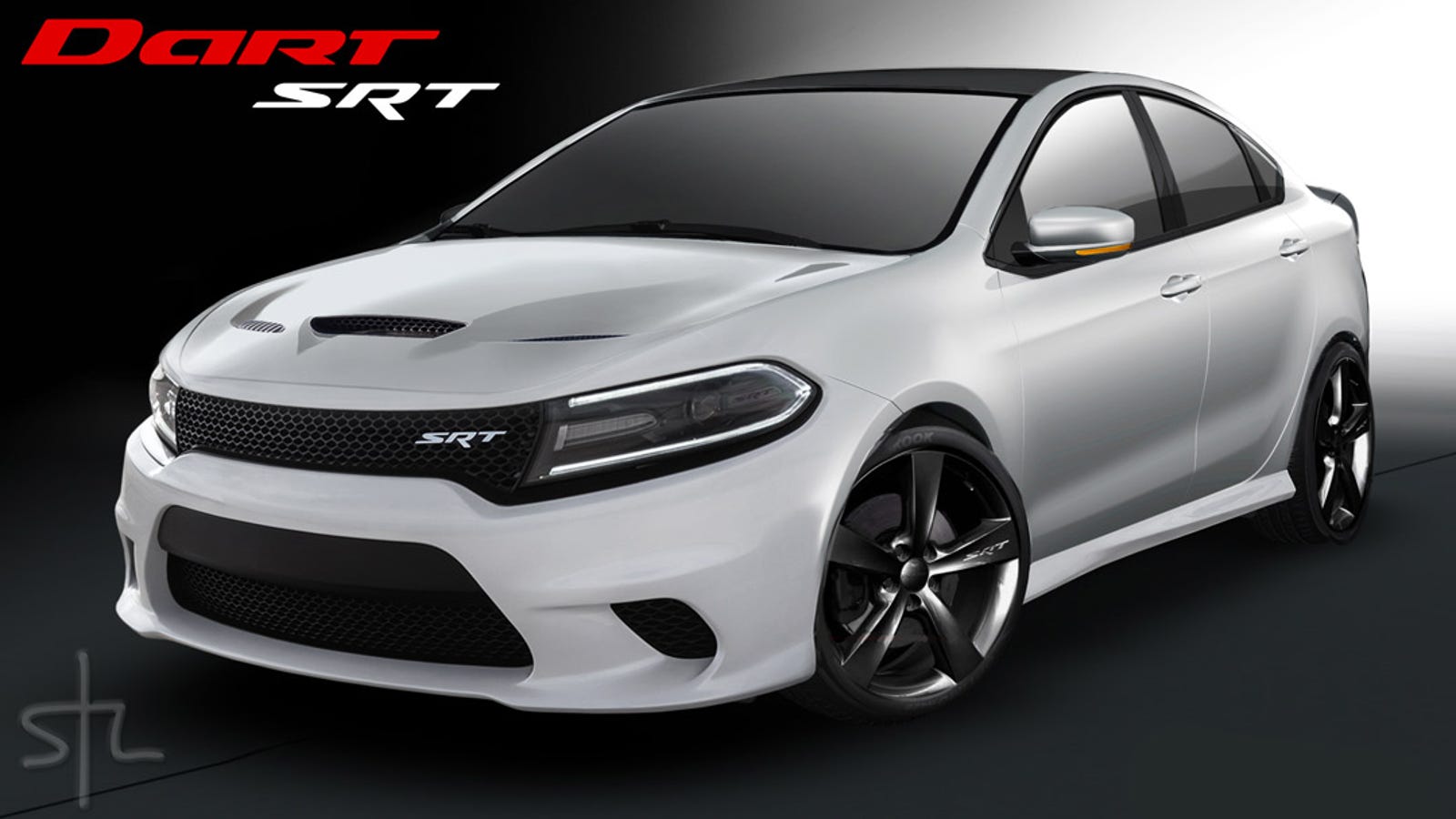 The Dodge Dart Srt Should Look Like This Baby Hellcat Render