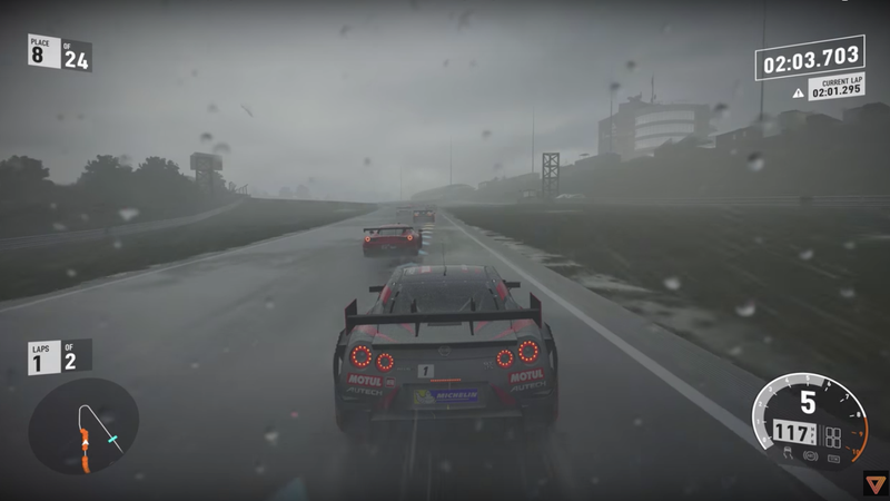 Illustration for article titled This Forza 7 Gameplay In 4K Is So Realistic My Face Stings From The Rain