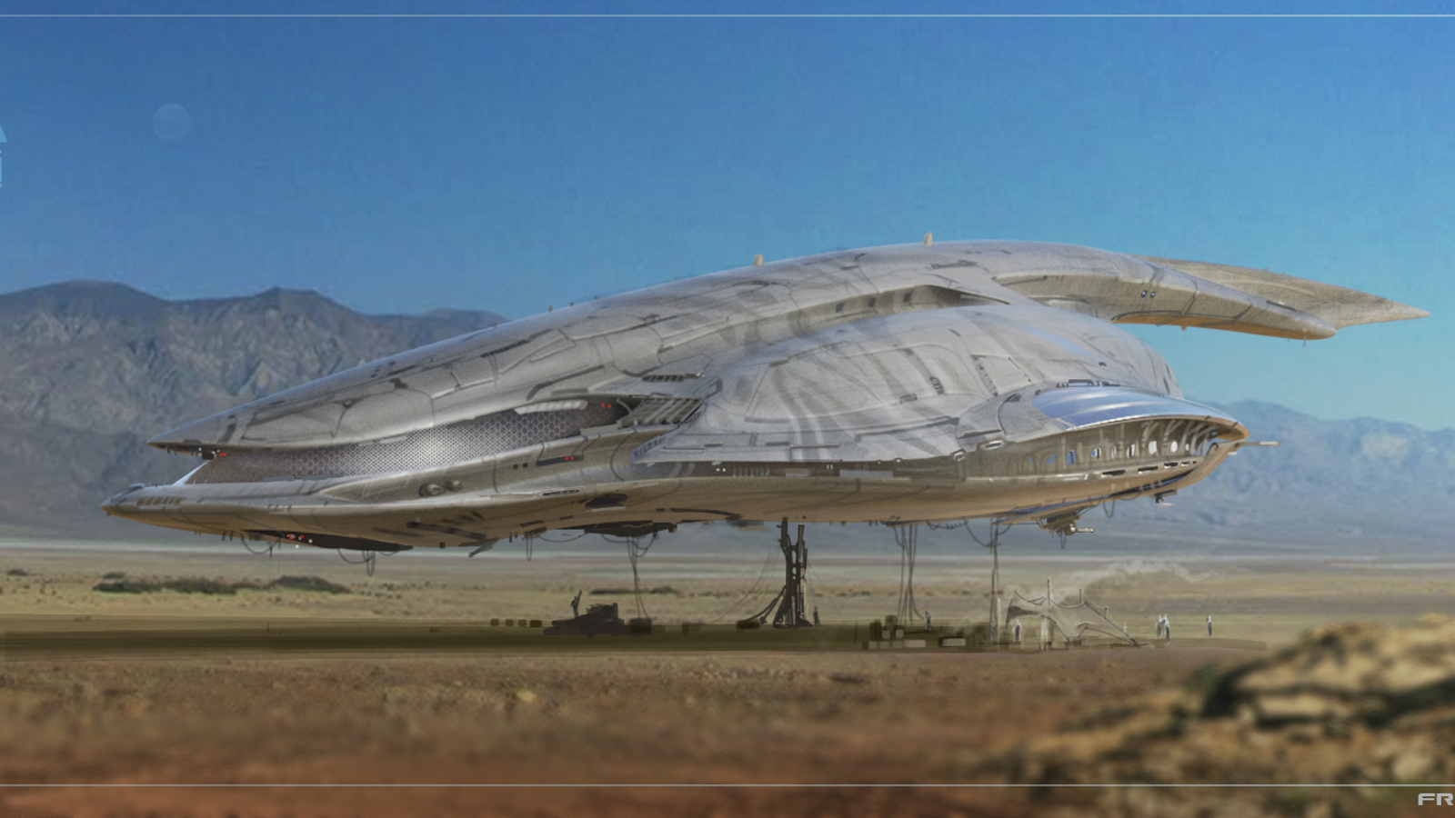 spaceship art