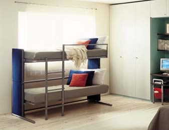 Transformer Sofa Magically Morphs into Bunk Bed