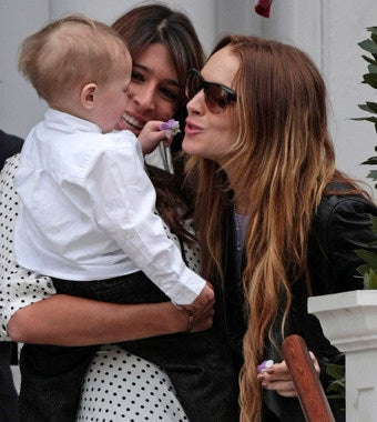 Illustration for article titled Lindsay Says She Doesn't Drink, Do Drugs, Or Lie; Angelina Isn't Eating