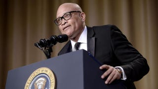 Comedian Larry Wilmore speaks during the White House Correspondents’ Association dinner at the Washington Hilton hotel in Washington, D.C., on April 30, 2016.Olivier Douliery-Pool/Getty Images