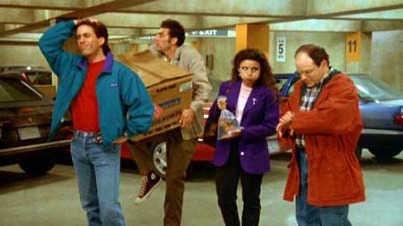 Illustration for article titled The cast of Seinfeld (sort of) reunites!