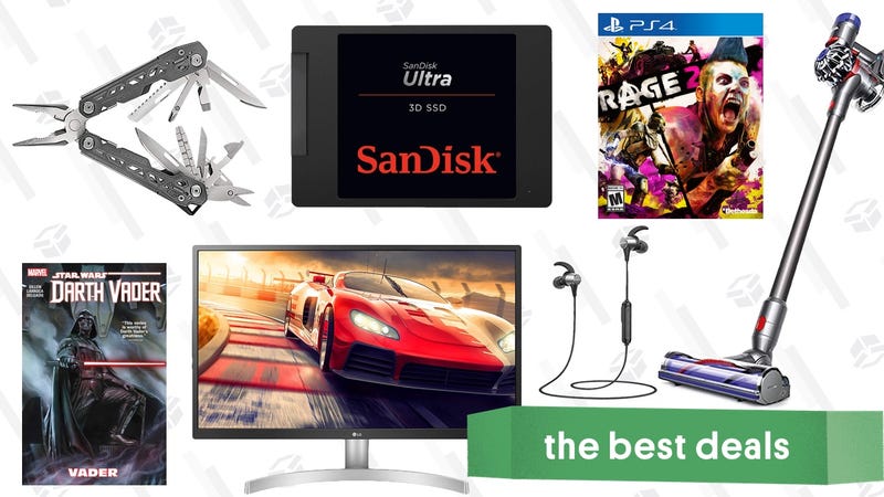 Illustration for article titled Saturday's Best Deals: FreeSync Monitors, Dyson V7, Star Wars Comics, and More