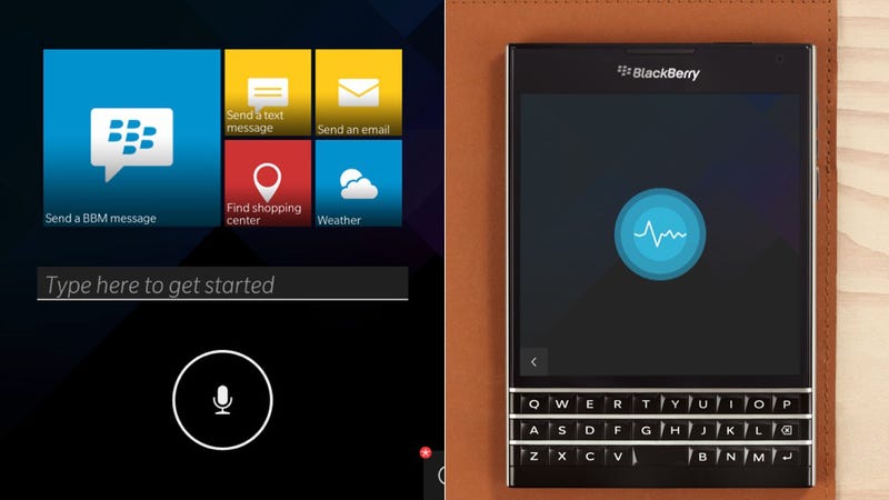 Illustration for article titled Las nuevas BlackBerry tendrán un asistente de voz como Siri o Cortana