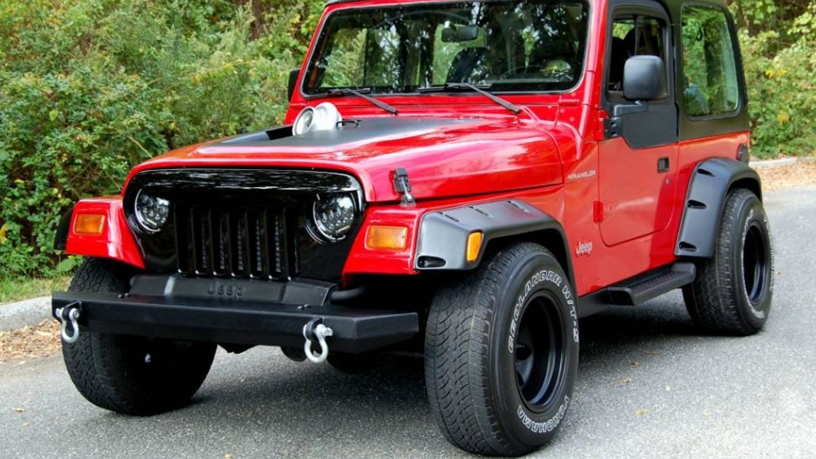 Some Hero Dropped A 2jz Into A Jeep Wrangler