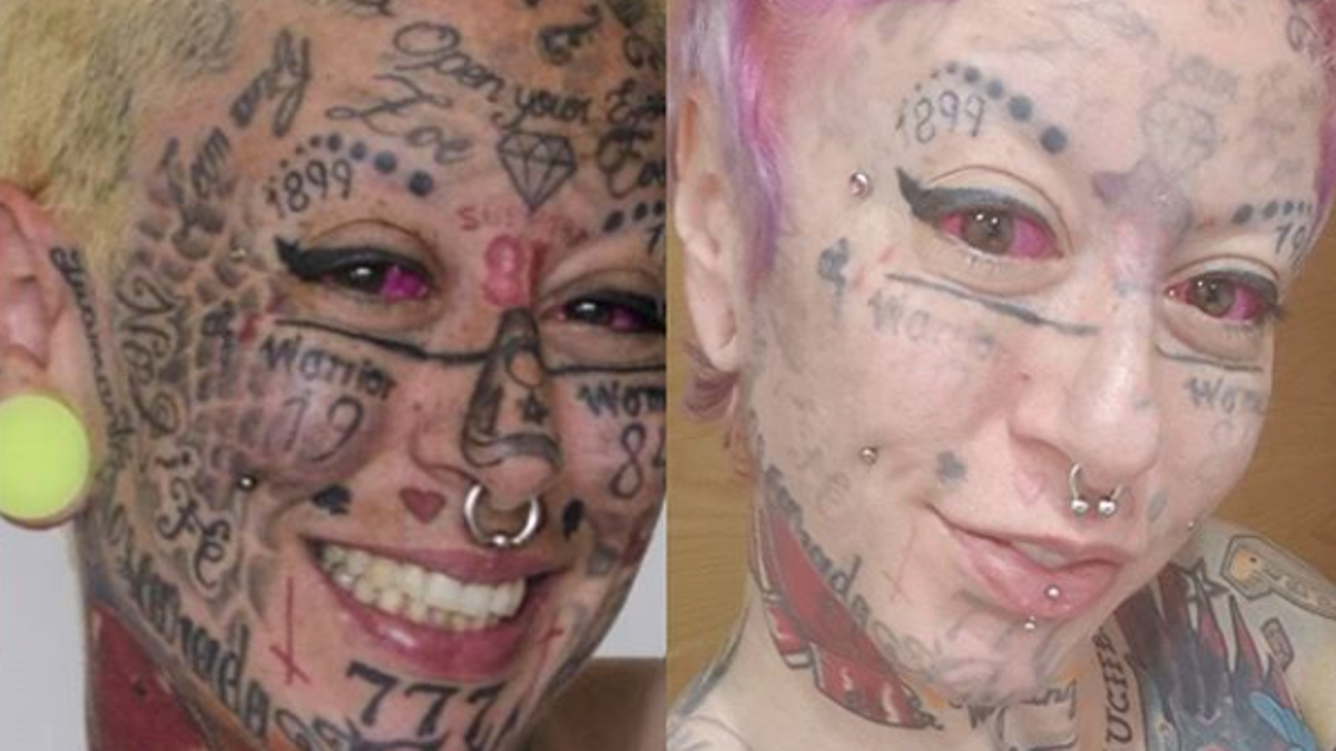 mujer tatuada famosa