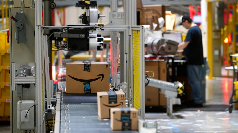 An Amazon fulfillment center in Baltimore, 2017.