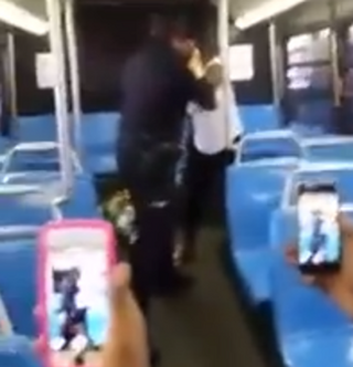 A Boston transit cop has been reassigned to administrative duty following a brutal encounter with a passenger.YouTube Screenshot
