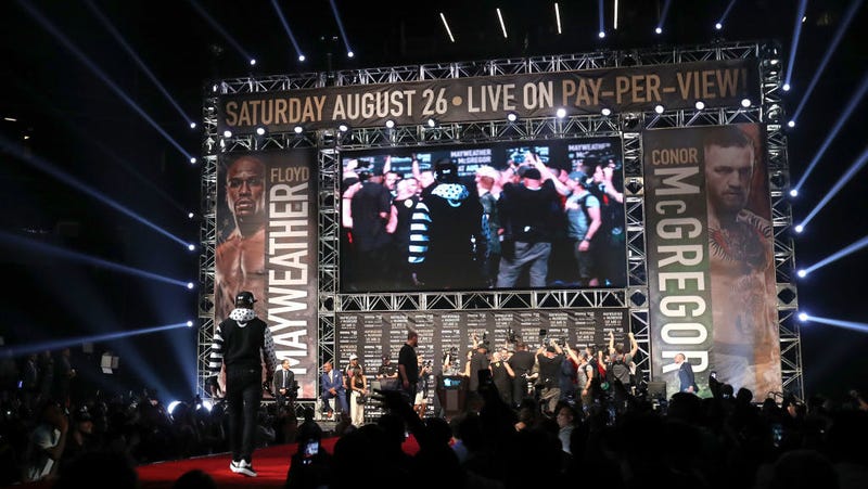 Mayweather vs McGregor to be shown live in movie theaters Mayweather vs McGregor to be shown live in movie theaters