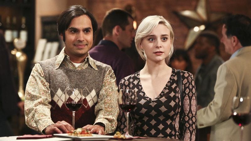 Illustration for article titled The saga of Raj once agains drags down The Big Bang Theory