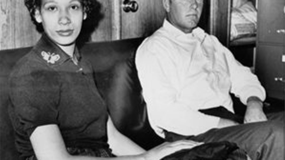 Mildred Loving and her husband, Richard, in 1965 (Truthdig)