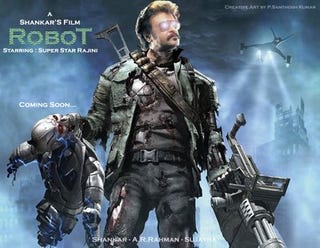 Illustration for article titled Why Is Bollywood's Unfilmed Robot Epic Already Spawning Imitators?