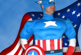 Illustration for article titled Cinema's Captain America... Revealed! Okay, Not Really
