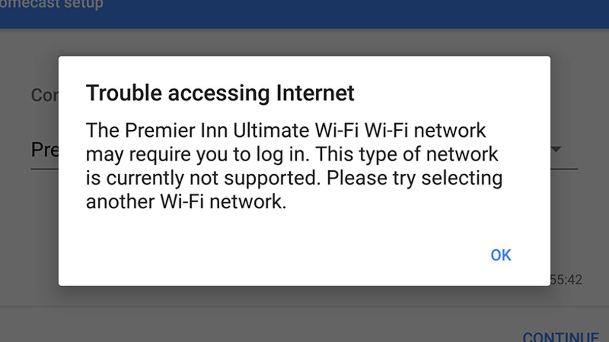 spoof mac address for chromecast at a hotel