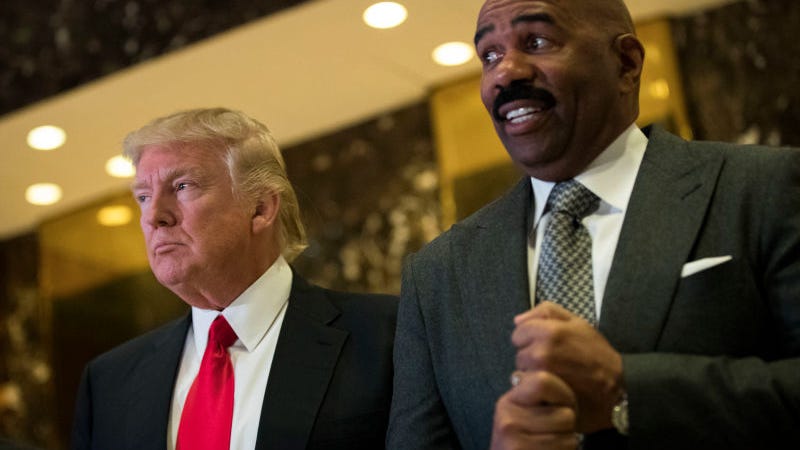 Steve Harvey Says Donald Trump Is Keeping His Promises - The Root