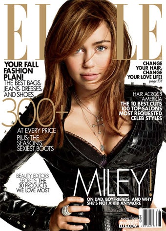 Illustration for article titled Miley Cyrus Is The Wrong Kind Of Sexy In Elle