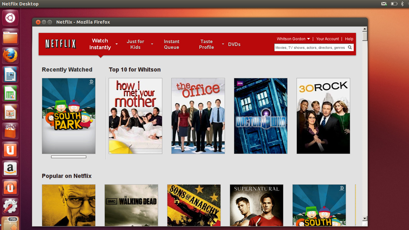 netflix download linux