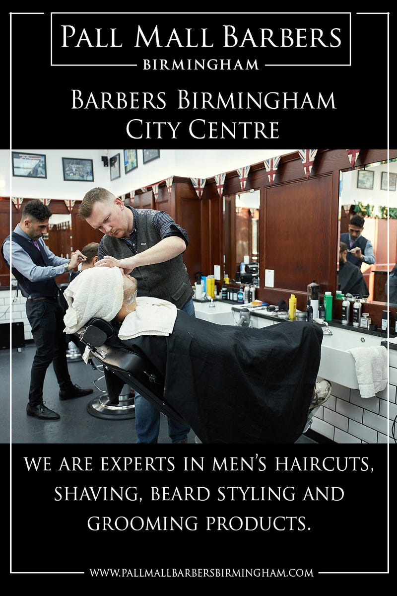 Illustration for article titled Barbers Birmingham City Centre | Call 01217941693 | pallmallbarbersbirmingham.com